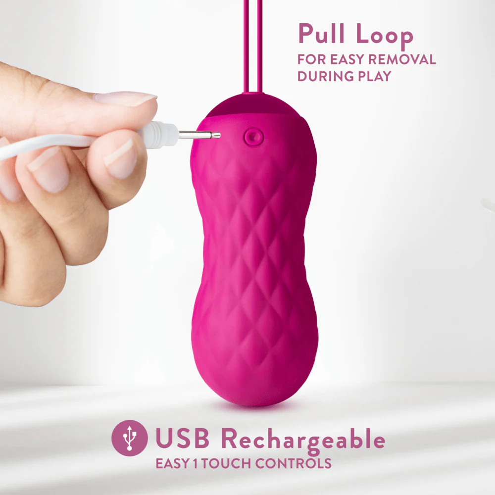 Blush Carina Velvet Egg Vibrator - Image 7
