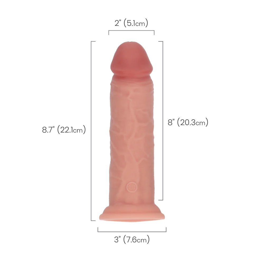 King Cock Elite Dual Density Vibrating Silicone Cock - Image 49