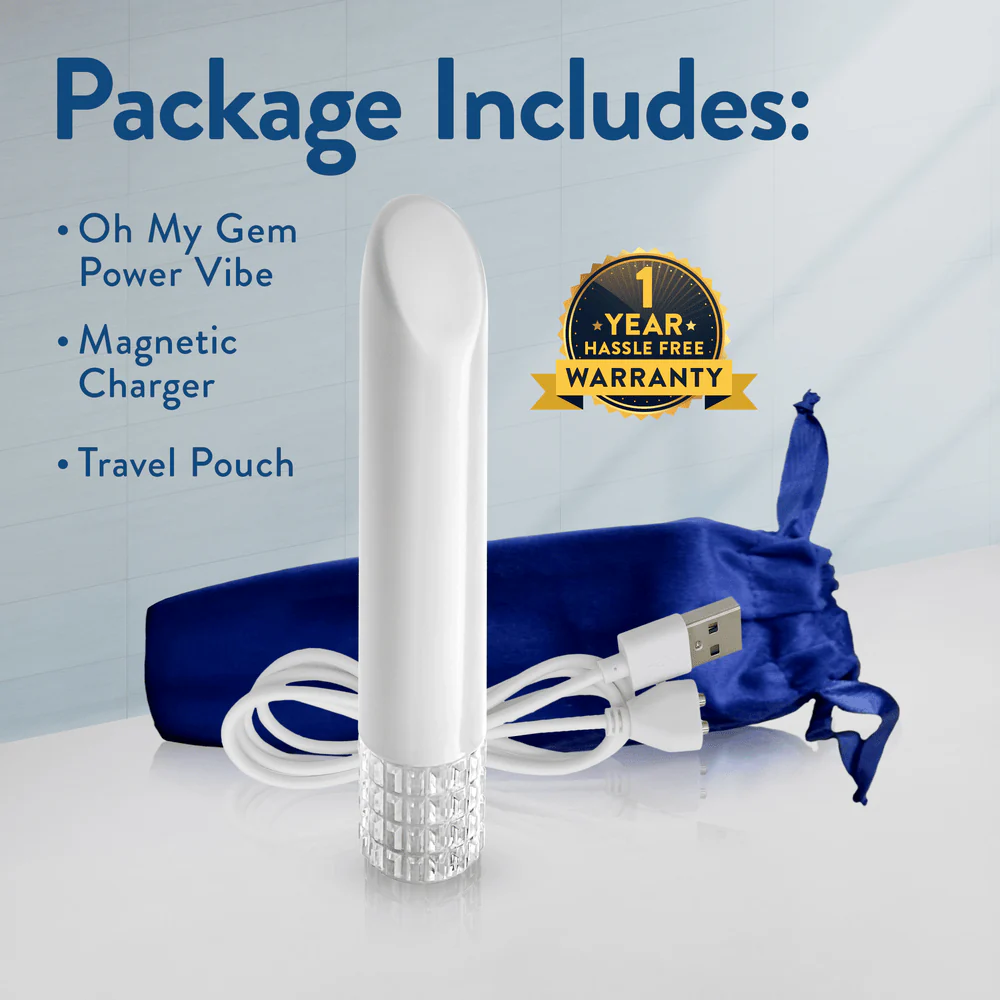 Blush Oh My Gem Bold Vibe Diamond Bullet Vibrator - Image 8