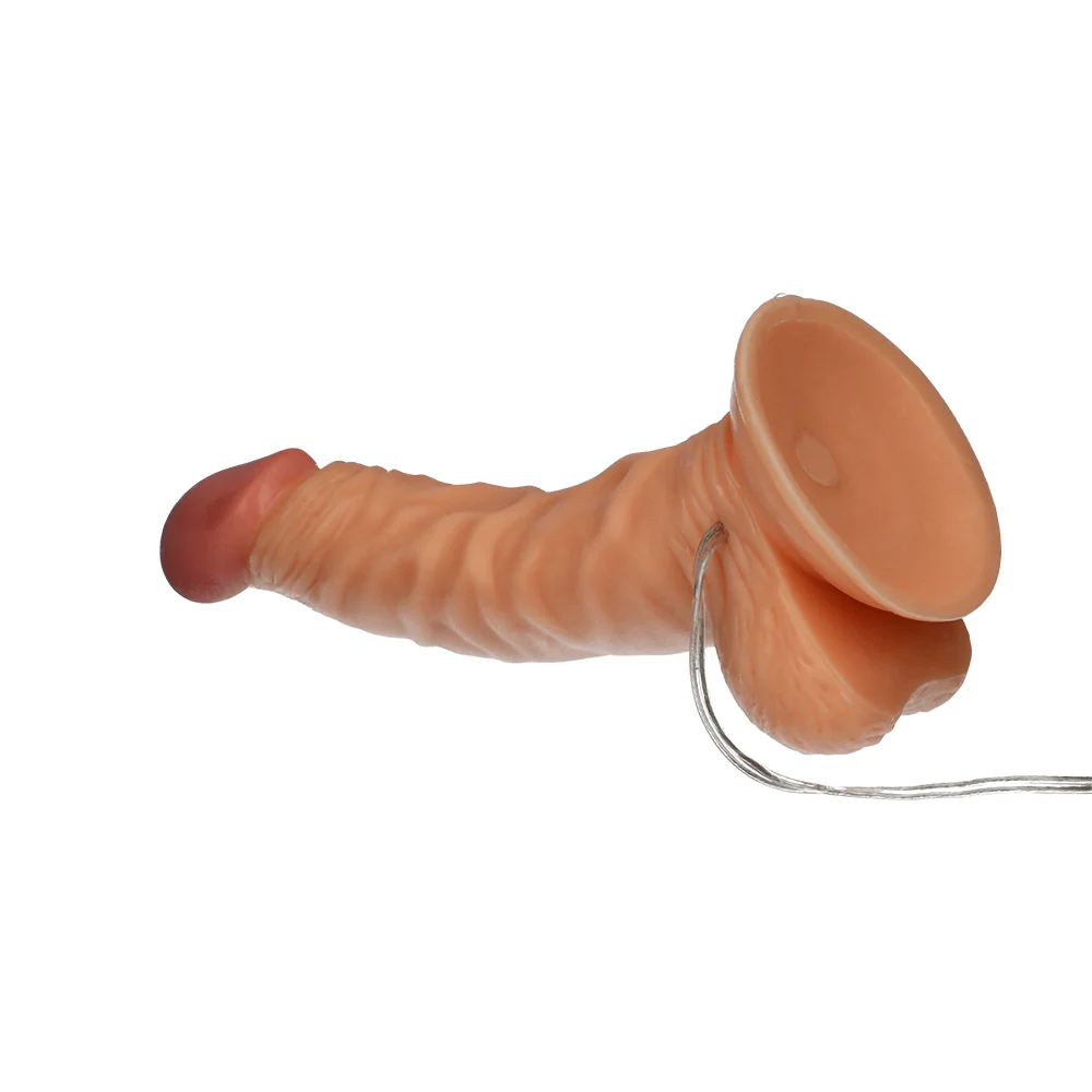 All American Whoppers 7" Vibrating Dong With Balls - Image 19